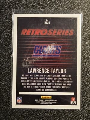2021 Donruss #RS28 Lawrence Taylor Retro Series - Thumbnail 2