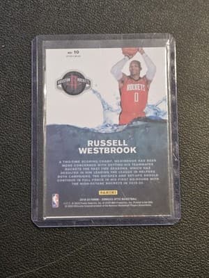 2019-20 Donruss Optic #10 Russell Westbrook Splash! - Thumbnail 2