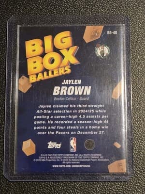 2025-26 Topps #BB-40 Jaylen Brown Big Box Ballers - Thumbnail 2