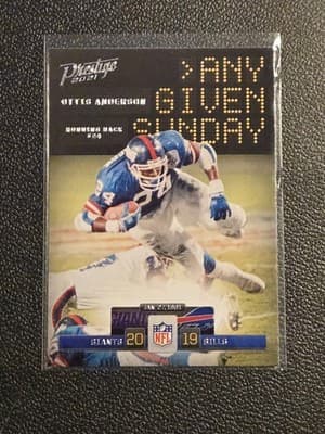 2021 Panini Prestige #AGS-OA Ottis Anderson Any Given Sunday - Image 1