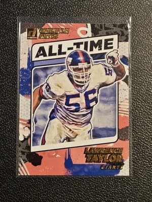 2021 Donruss #AT-15 Lawrence Taylor All-Time Gridiron Kings - Image 1