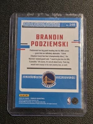 2023-24 Donruss #249 Brandin Podziemski - Thumbnail 2