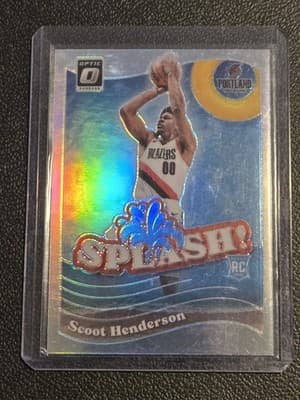 2023-24 Donruss Optic #15 Scoot Henderson Splash Holo - Image 1