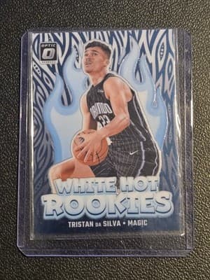 2024-25 Donruss Optic #7 Tristan da Silva White Hot Rookies - Image 1