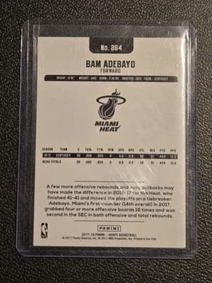 2017-18 Hoops #264 Bam Adebayo - Thumbnail 2