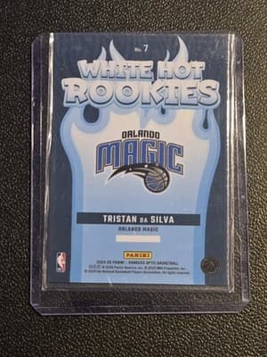 2024-25 Donruss Optic #7 Tristan da Silva White Hot Rookies - Thumbnail 2
