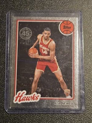 2025-26 Topps #80BK-69 Asa Newell 1980-81 Topps Basketball - Image 1