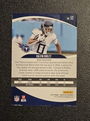 2025 Panini Absolute #52 Calvin Ridley Retail - Thumbnail 2