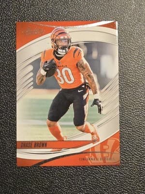 2025 Panini Absolute #98 Chase Brown Retail - Image 1