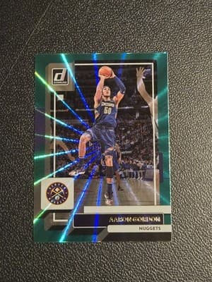 2022-23 Donruss #92 Aaron Gordon Holo Laser Green - Image 1