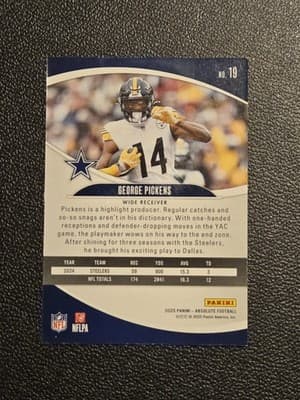 2025 Panini Absolute #19 George Pickens Retail - Thumbnail 2