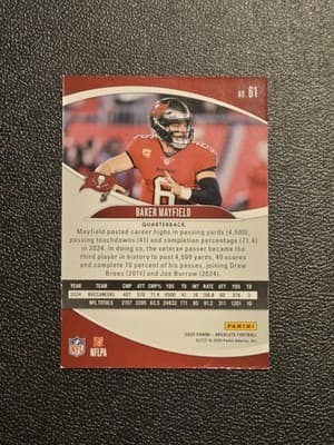 2025 Panini Absolute #61 Baker Mayfield Retail - Thumbnail 2