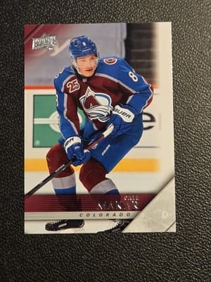 2020-21 Upper Deck #T-18 Cale Makar 2005-06 Upper Deck Tribute - Image 1