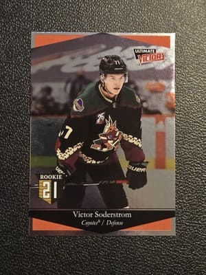 2020-21 Upper Deck #UV-41 Victor Soderstrom Ultimate Victory - Image 1