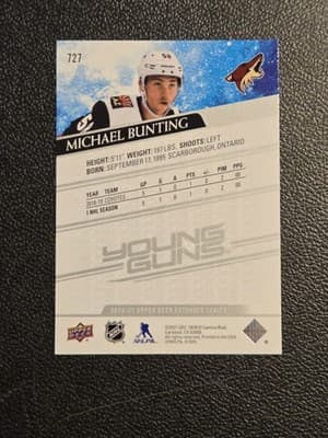 2020-21 Upper Deck #727 Michael Bunting - Thumbnail 2