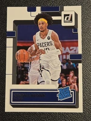2022-23 Donruss #247 Kendall Brown - Image 1