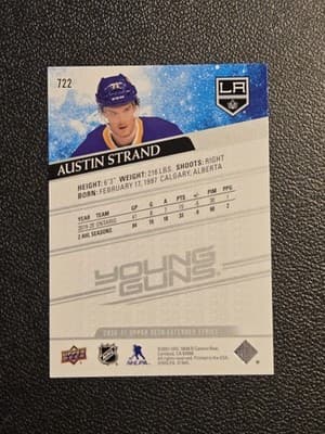 2020-21 Upper Deck #722 Austin Strand - Thumbnail 2