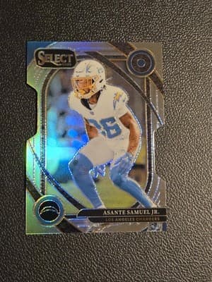 2024 Panini Select #207 Asante Samuel Jr. Silver Prizm Die Cut - Image 1