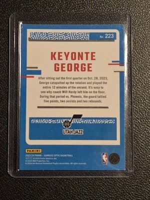 2023-24 Donruss Optic #223 Keyonte George - Thumbnail 2