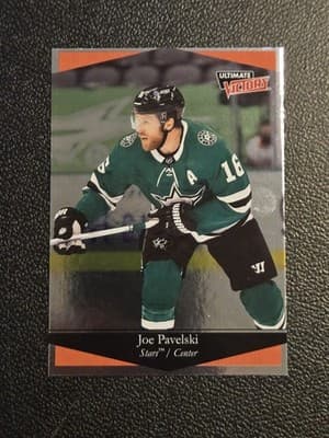 2020-21 Upper Deck #UV-5 Joe Pavelski Ultimate Victory - Image 1