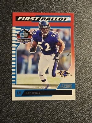2025 Score #9 Ray Lewis First Ballot - Image 1