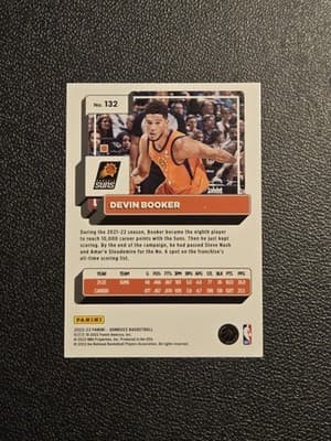 2022-23 Donruss #132 Devin Booker Holo Laser Green - Thumbnail 2