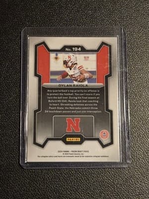 2024 Panini Prizm Draft Picks #194 Dylan Raiola - Thumbnail 2