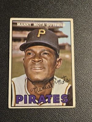 1967 Topps #66 Manny Mota - Image 1