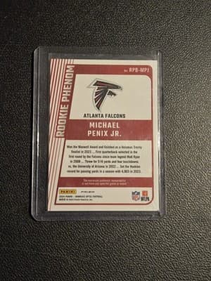 2024 Donruss Optic #RPB-MPJ Michael Penix Jr. Rookie Phenoms Blue Hyper - Thumbnail 2