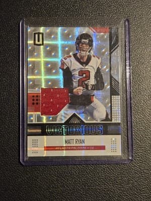 2018 Panini Unparalleled #VT-MR Matt Ryan Victorious Memorabilia - Image 1