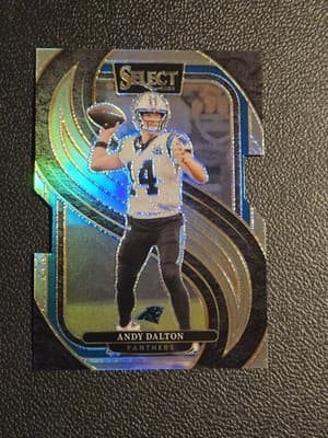 2024 Panini Select #106 Andy Dalton Silver Prizm Die Cut - Image 1