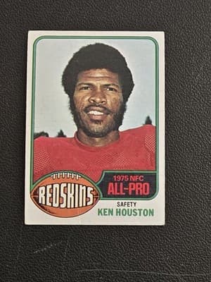 1976 Topps #170 Ken Houston - Image 1