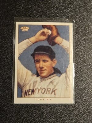 2002 Topps 206 #301a Joe Doyle : "N.Y." on front - Image 1