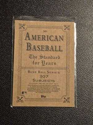 2002 Topps 206 #301a Joe Doyle : "N.Y." on front - Thumbnail 2