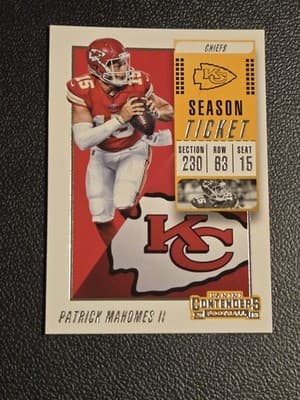 2018 Panini Contenders #51 Patrick Mahomes II - Image 1