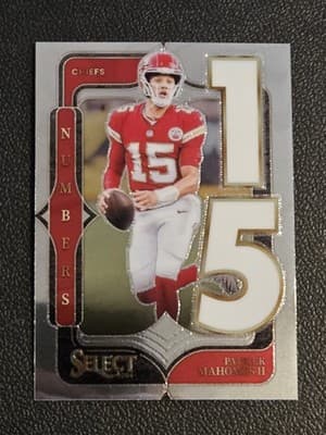 2024 Panini Select - Select Numbers #9 Patrick Mahomes II - Image 1