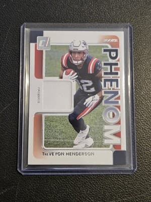 2025 Donruss #RPJ-THN TreVeyon Henderson Rookie Phenom Jerseys - Image 1