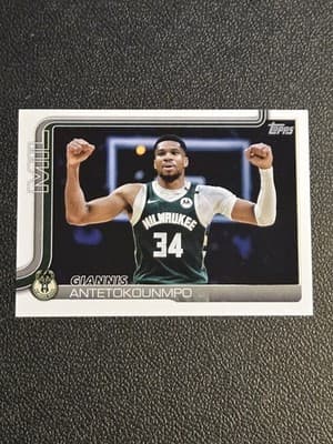 2025-26 Topps #54 Giannis Antetokounmpo - Image 1