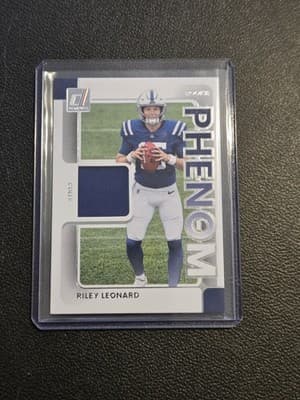 2025 Donruss #RPJ-RLD Riley Leonard Rookie Phenom Jerseys - Image 1