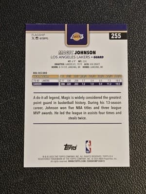2025-26 Topps #255 Magic Johnson - Thumbnail 2