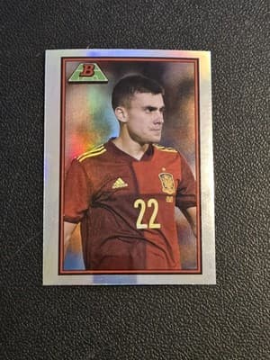 2022 Bowman Chrome Road to UEFA U21 Euros #89B-7 Ander Barrenetxea 1989 Bowman - Image 1