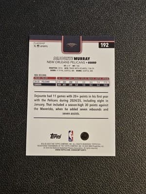 2025-26 Topps #192 Dejounte Murray Sandglitter - Thumbnail 2