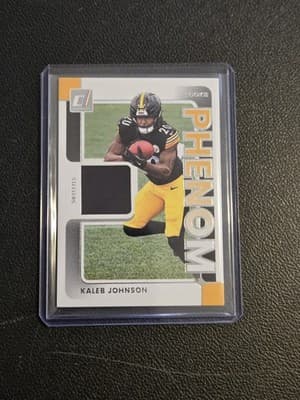 2025 Donruss #RPJ-KJN Kaleb Johnson Rookie Phenom Jerseys - Image 1