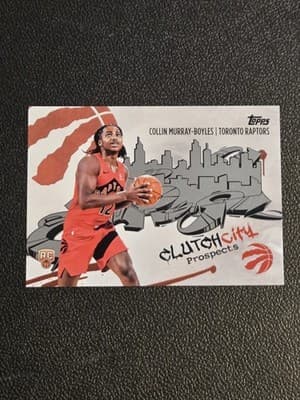2025-26 Topps #CC-9 Collin Murray-Boyles Clutch City Prospects - Image 1