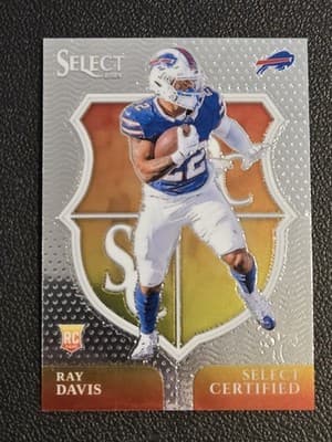 2024 Panini Select - Select Certified Rookies Prizm #22 Ray Davis - Image 1