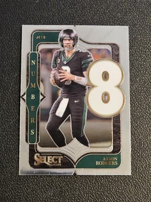 2024 Panini Select - Select Numbers Prizm #16 Aaron Rodgers - Image 1