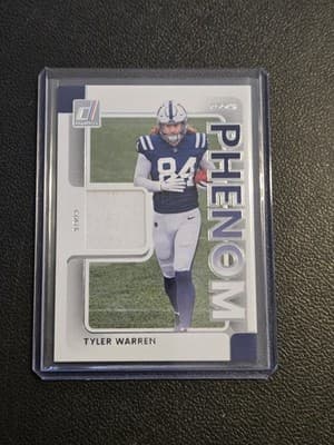 2025 Donruss #RPJ-TWN Tyler Warren Rookie Phenom Jerseys - Image 1