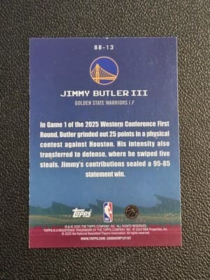 2025-26 Topps #8B-13 Jimmy Butler III 8-Bit Ballers - Thumbnail 2