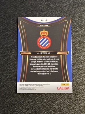 2024-25 Panini Select La Liga #14 Alex Kral Unstoppable - Thumbnail 2