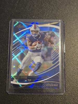 2025 Panini Absolute #43 Khalil Shakir Blue Diamonds #/425 - Image 1